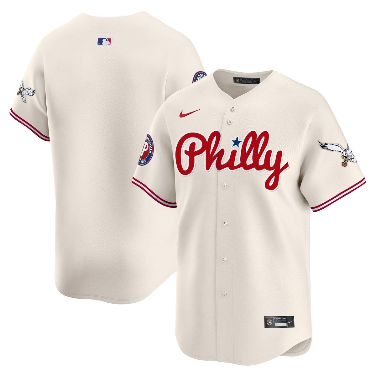 Philadelphia Phillies & PHI Vapor Premier Limited Jersey - Stitched