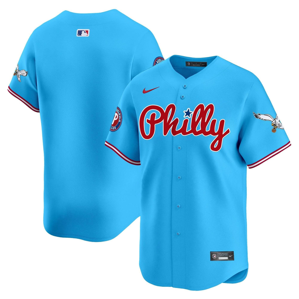 Philadelphia Phillies & PHI Vapor Premier Limited Jersey - Stitched