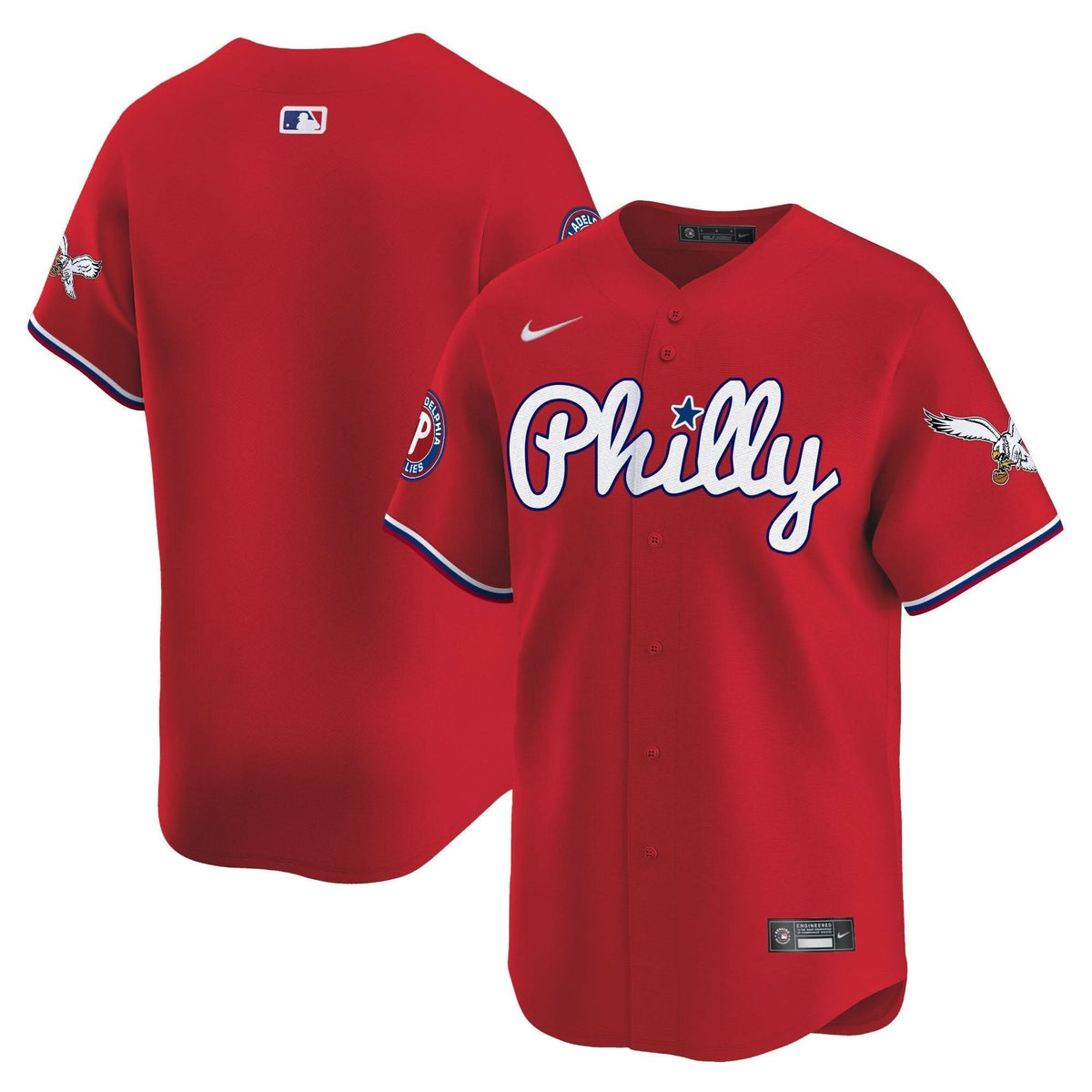 Philadelphia Phillies & PHI Vapor Premier Limited Jersey - Stitched