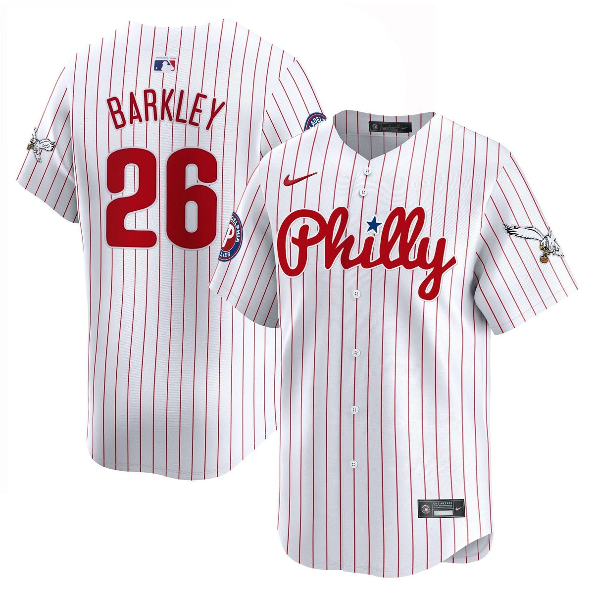 Philadelphia Phillies & PHI Vapor Premier Limited Jersey - Stitched