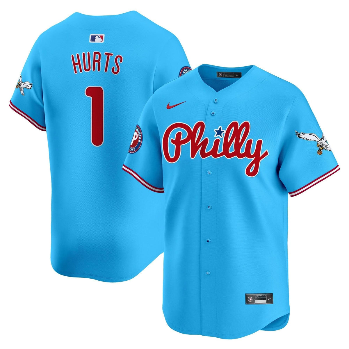 Philadelphia Phillies & PHI Vapor Premier Limited Jersey - Stitched