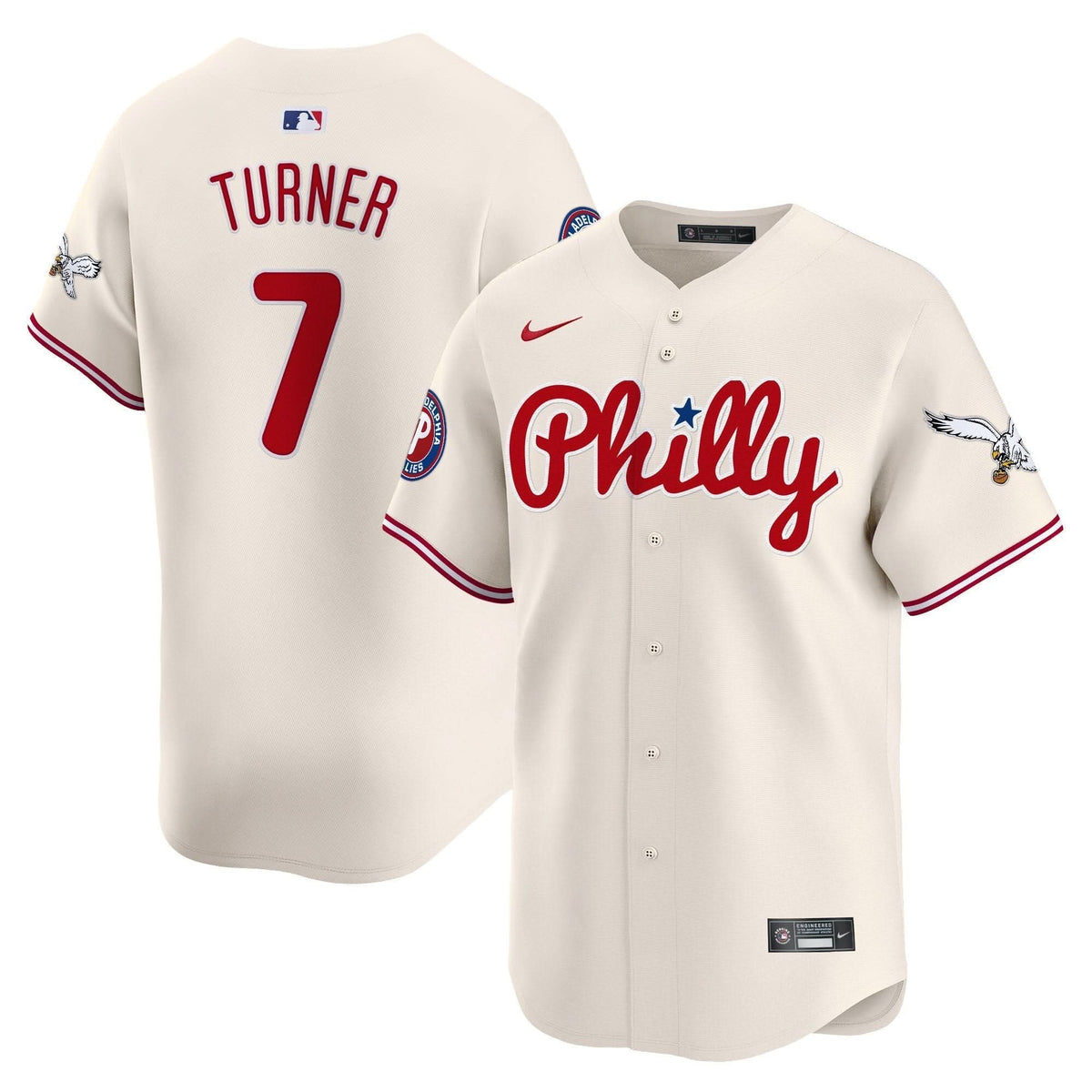 Philadelphia Phillies & PHI Vapor Premier Limited Jersey - Stitched