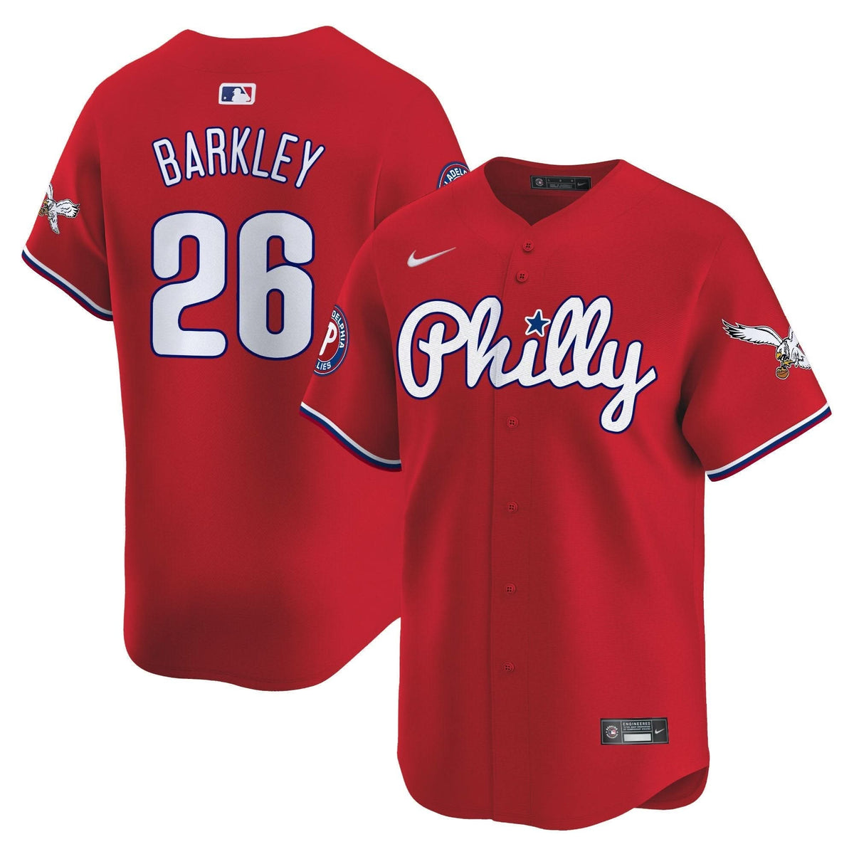 Philadelphia Phillies & PHI Vapor Premier Limited Jersey - Stitched