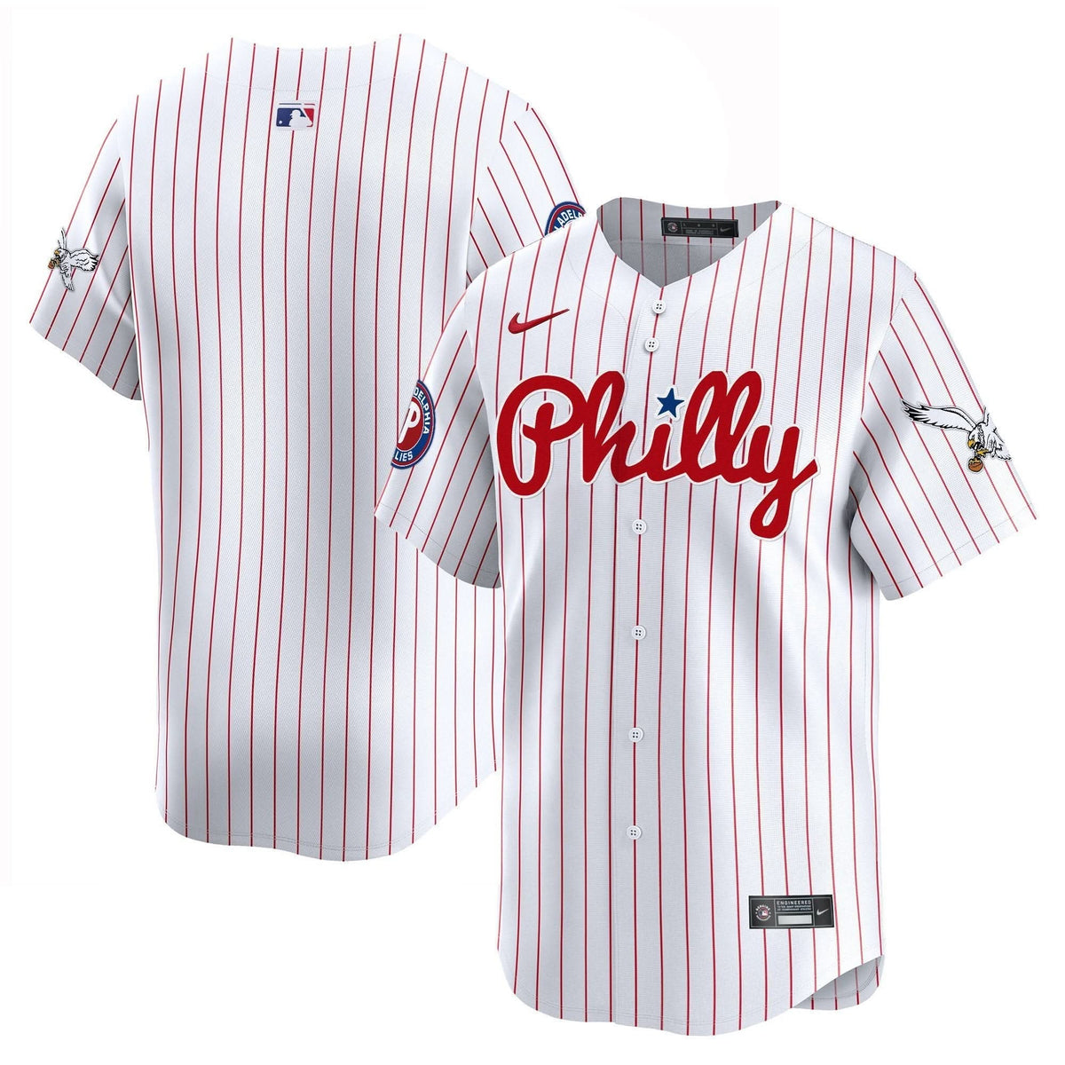 Philadelphia Phillies & PHI Vapor Premier Limited Jersey - Stitched
