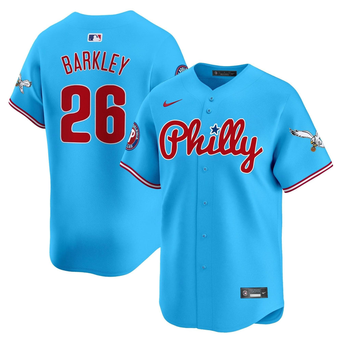 Philadelphia Phillies & PHI Vapor Premier Limited Jersey - Stitched