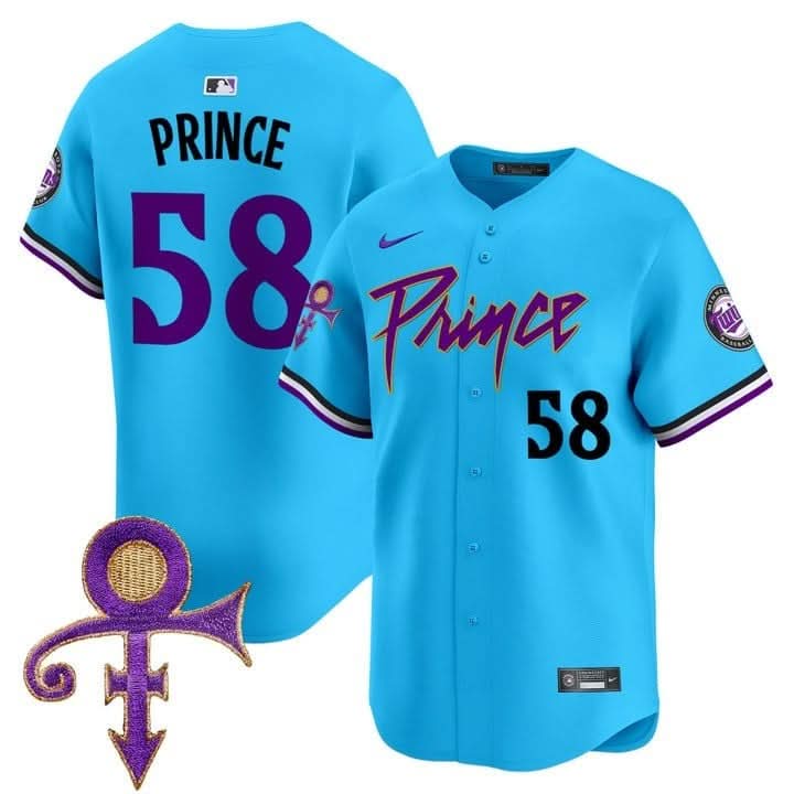 Minnesota Twins Prince Patch Vapor Premier Limited Jersey V4 - Stitched