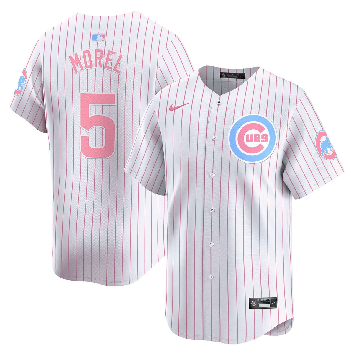 Chicago Cubs Bubblegum Pink Vapor Premier Limited Jersey - Stitched