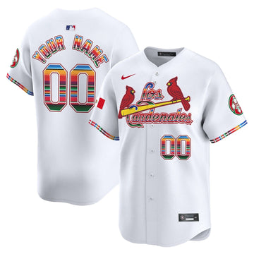 St. Louis Cardinals Fiesta Cardenales Vapor Premier Limited Custom Jersey - Stitched