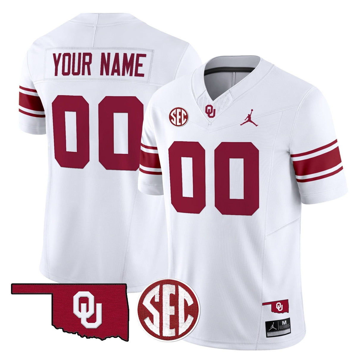 Oklahoma Sooners Throwback Vapor Limited Custom Jersey