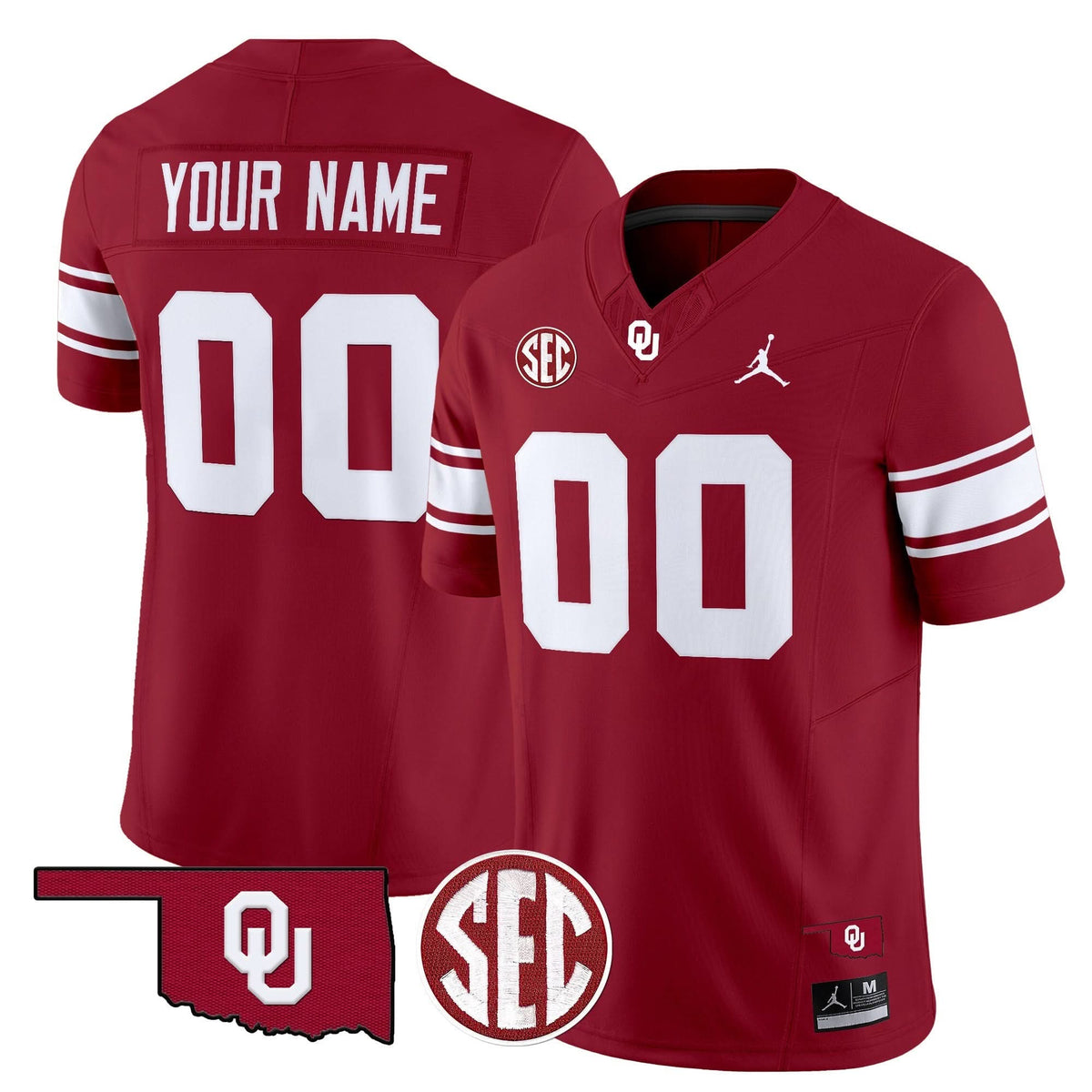 Oklahoma Sooners Throwback Vapor Limited Custom Jersey