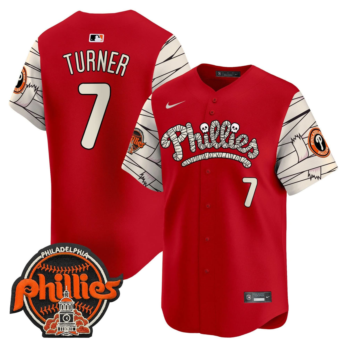 Philadelphia Phillies Halloween Vapor Premier Limited Jersey V2 - Stitched