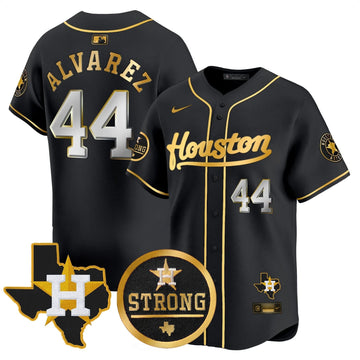 Houston Astros Houston Strong Patch Vapor Premier Limited Jersey - Stitched-Cuztomshoes