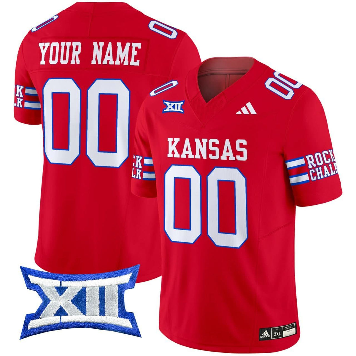 Kansas Jayhawks Blackhawk Red Custom Jersey-Cuztomshoes