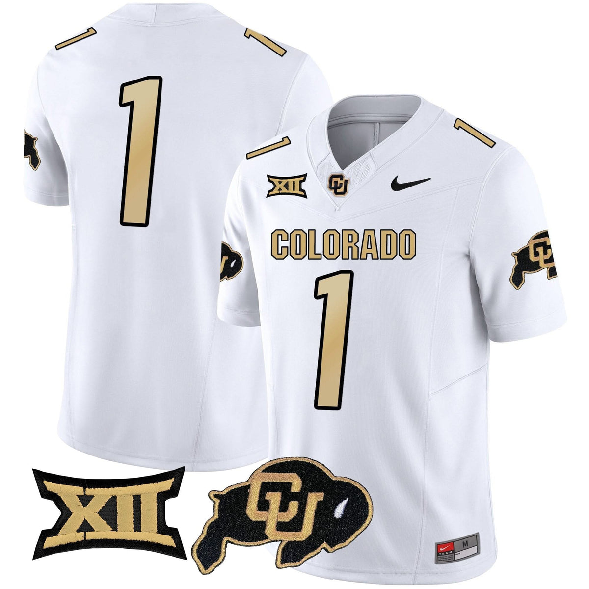 Colorado Buffaloes Vapor Limited Jersey V2 - Big 12 XII Patch