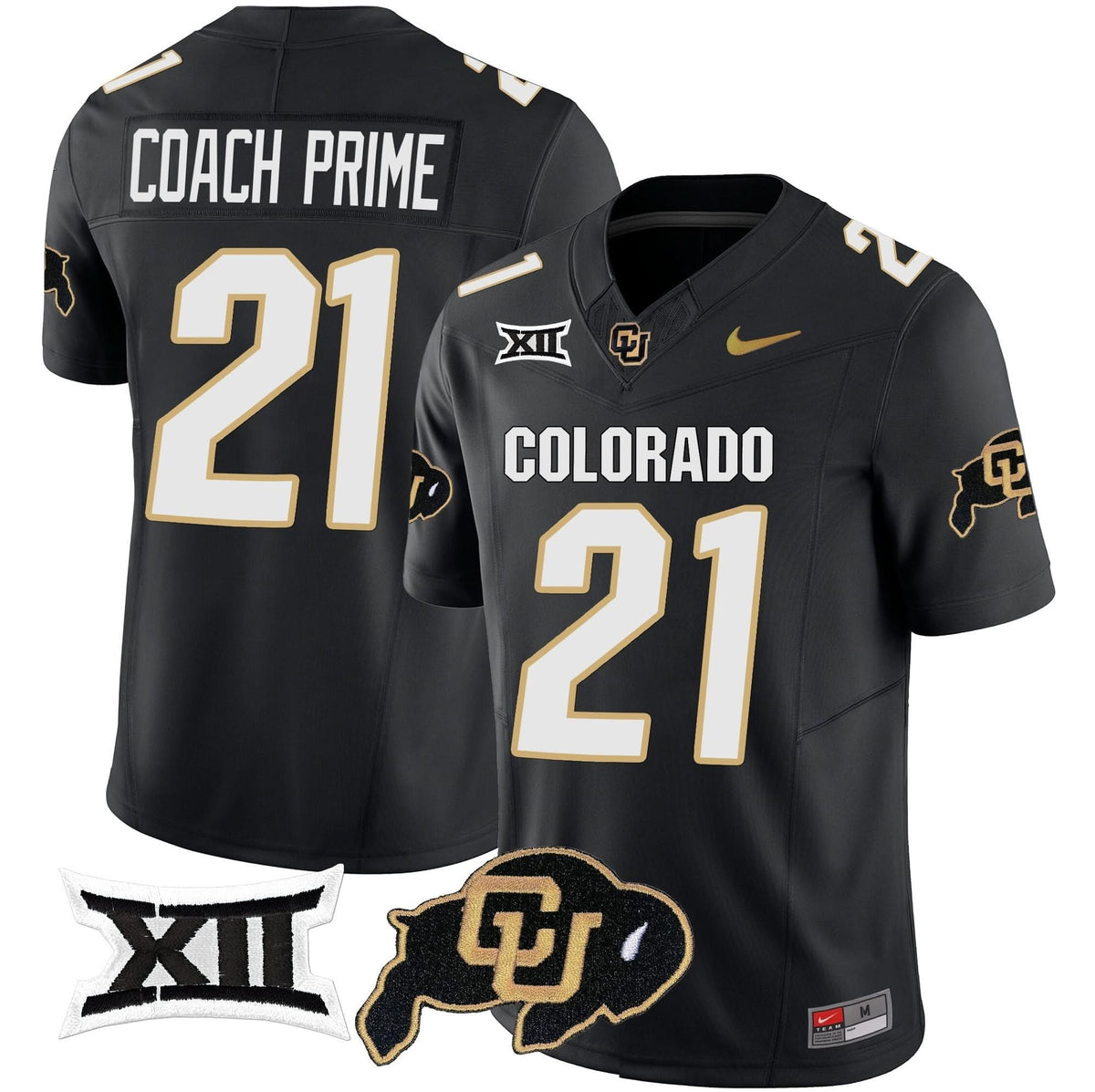 Colorado Buffaloes Vapor Limited Jersey V2 - Big 12 XII Patch