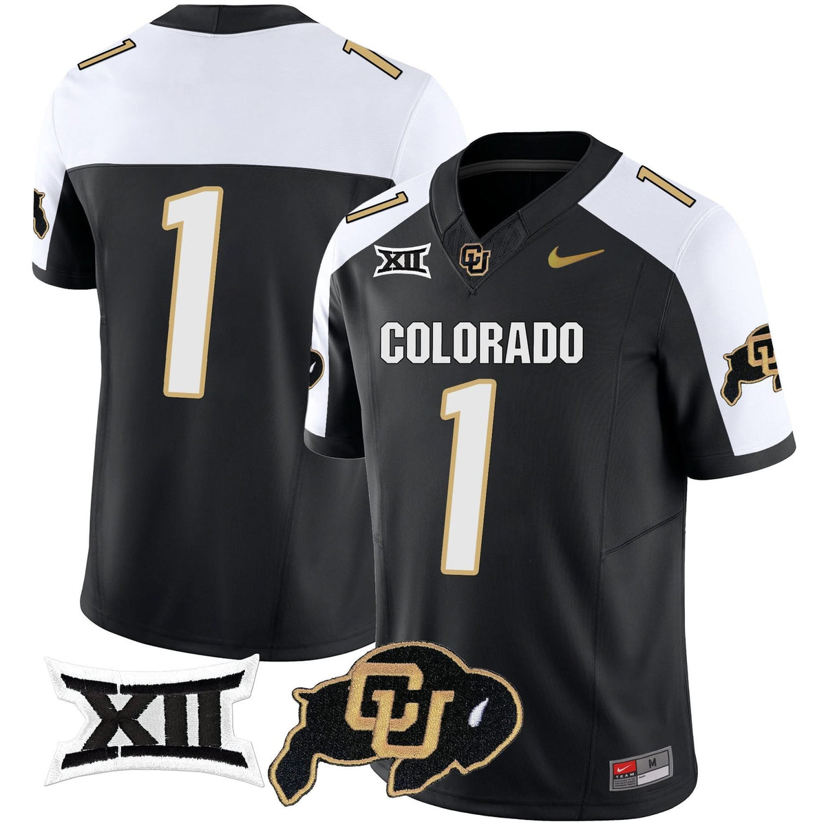 Colorado Buffaloes Vapor Limited Jersey V2 - Big 12 XII Patch