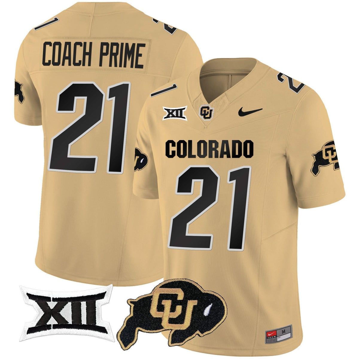 Colorado Buffaloes Vapor Limited Jersey V2 - Big 12 XII Patch