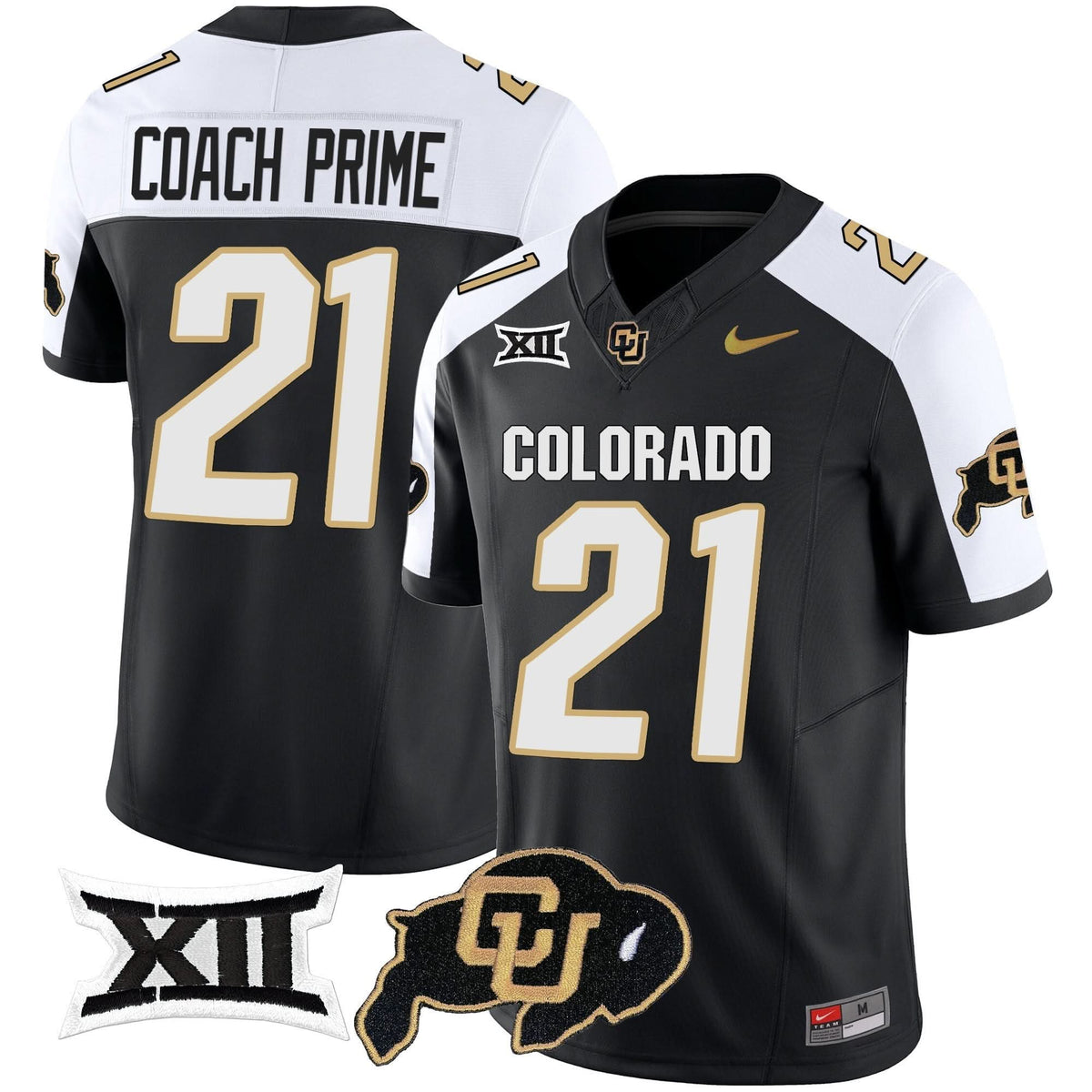 Colorado Buffaloes Vapor Limited Jersey V2 - Big 12 XII Patch
