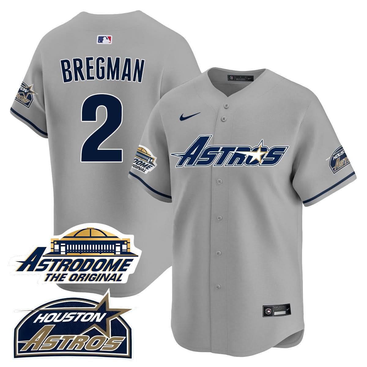 Houston Astros Throwback Jersey N1 - Stitched - 25 Years Of History-Cuztomshoes