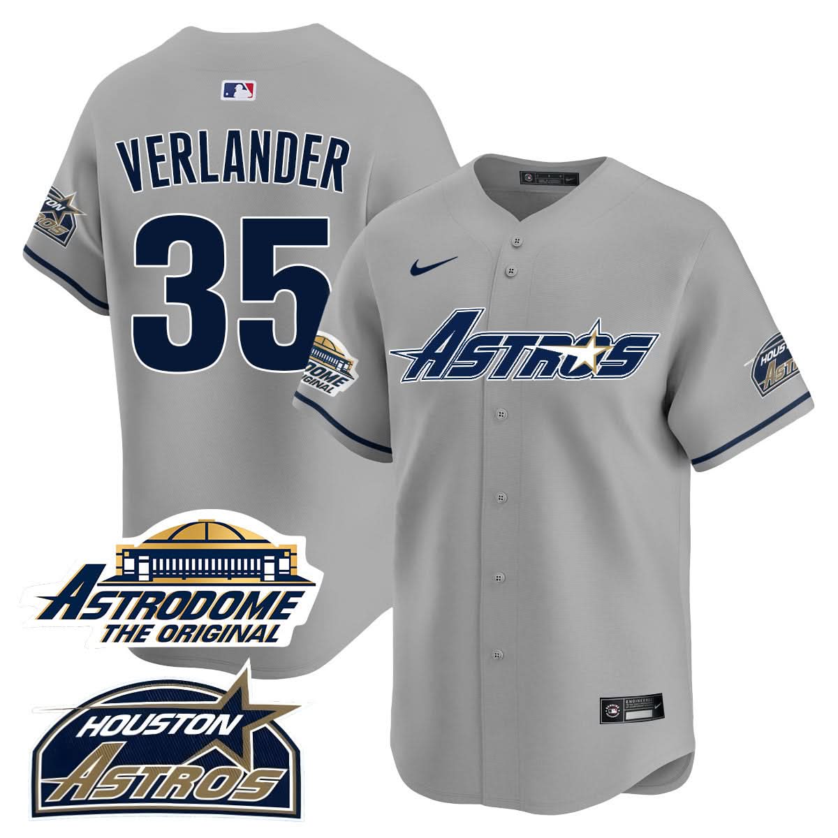 Houston Astros Throwback Jersey N1 - Stitched - 25 Years Of History-Cuztomshoes