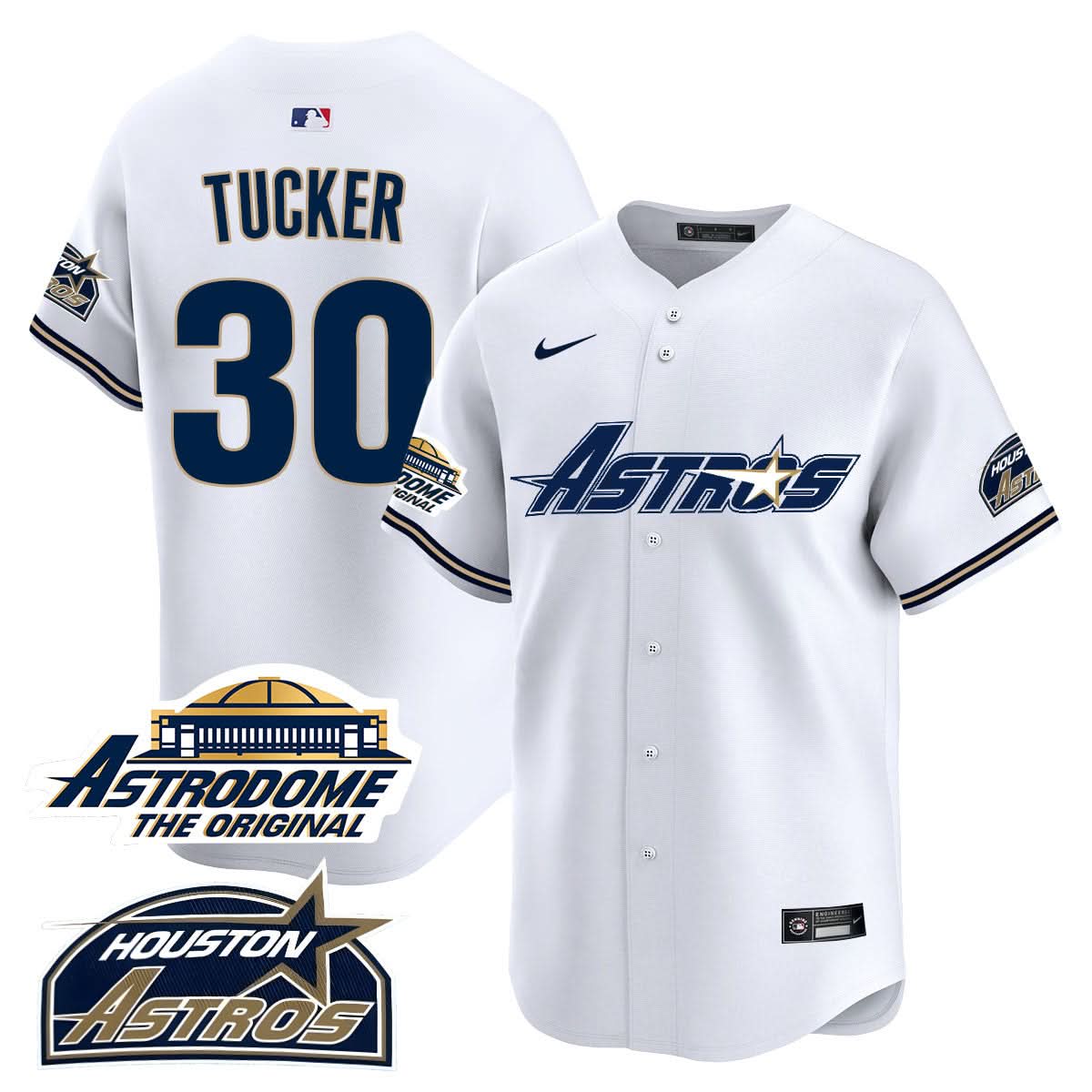 Houston Astros Throwback Jersey N1 - Stitched - 25 Years Of History-Cuztomshoes