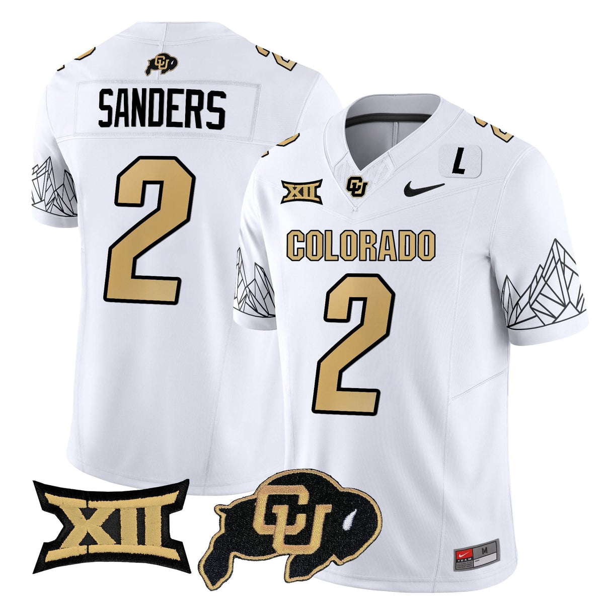 Colorado Buffaloes Vapor Limited Jersey V3 - Big 12 XII Patch