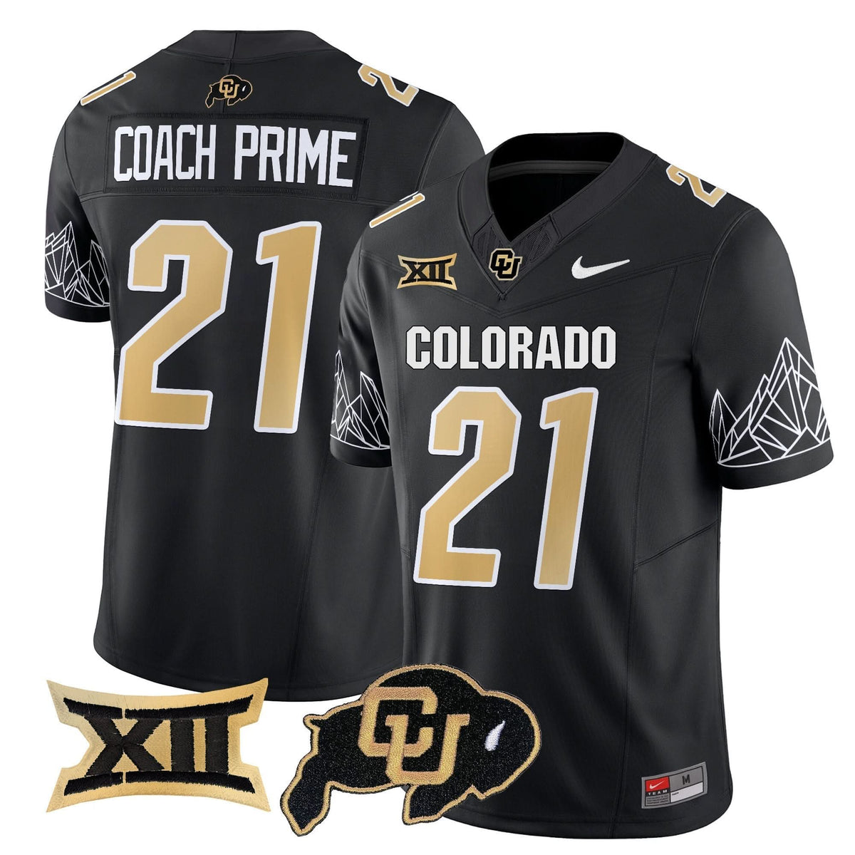 Colorado Buffaloes Vapor Limited Jersey V3 - Big 12 XII Patch