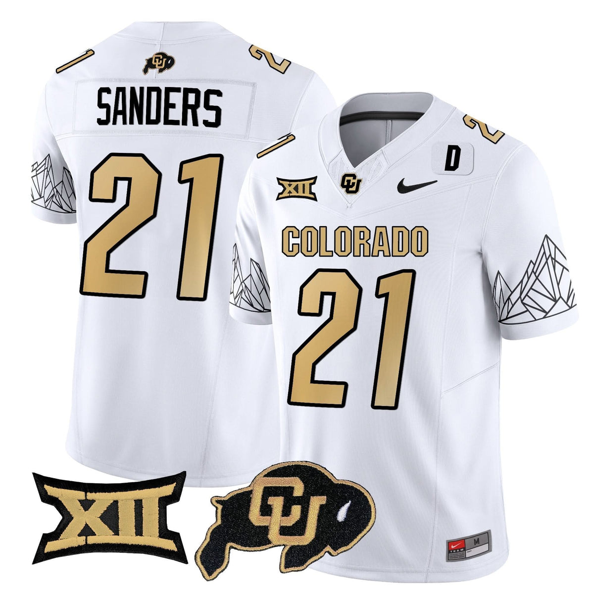 Colorado Buffaloes Vapor Limited Jersey V3 - Big 12 XII Patch