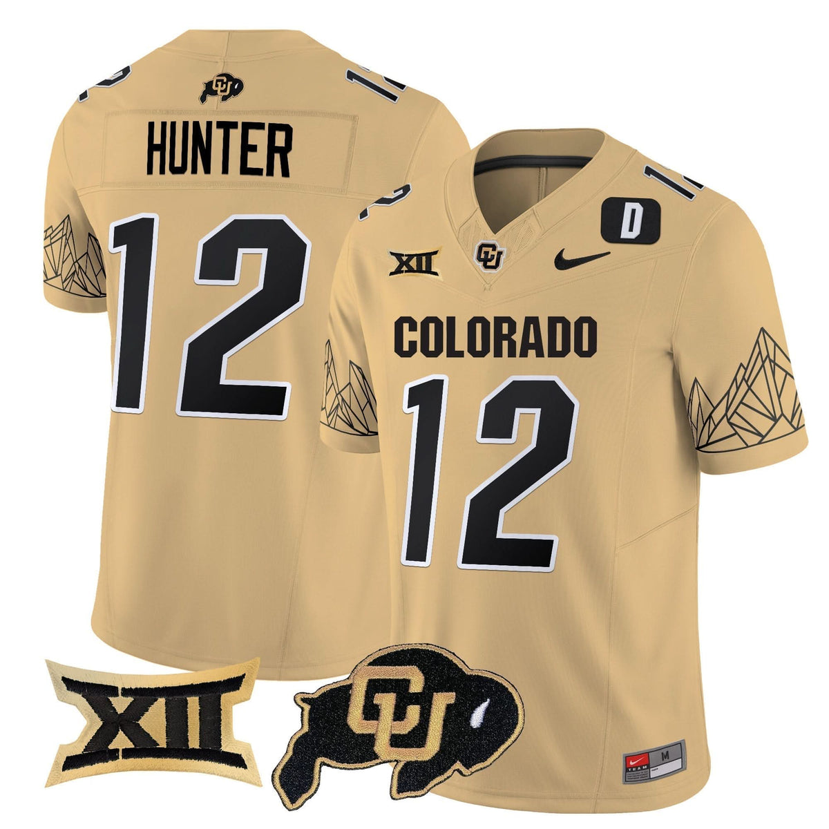 Colorado Buffaloes Vapor Limited Jersey V3 - Big 12 XII Patch
