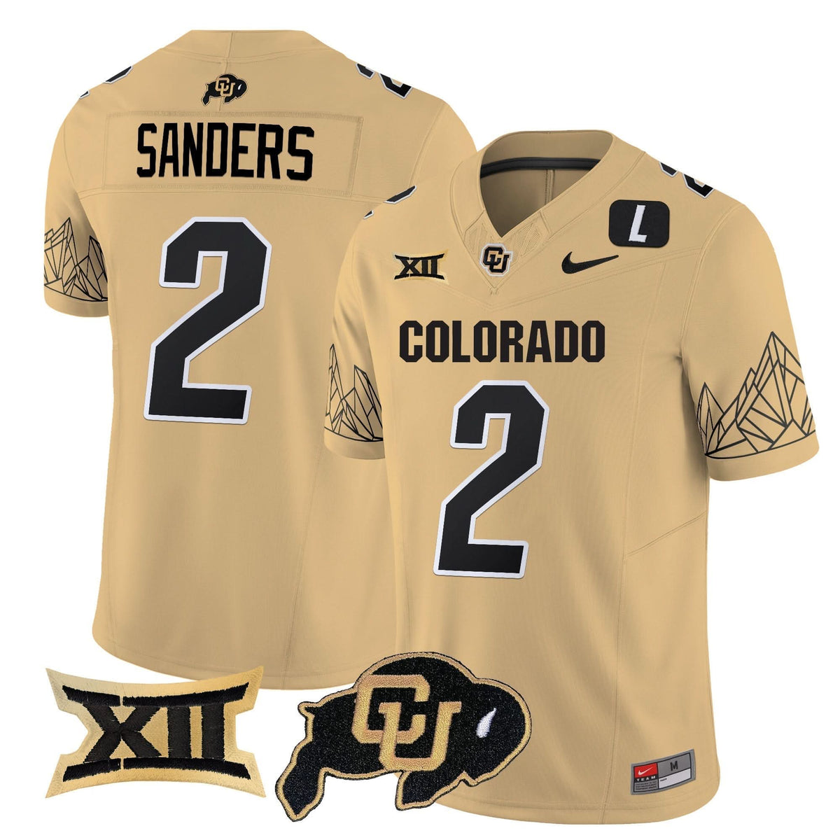 Colorado Buffaloes Vapor Limited Jersey V3 - Big 12 XII Patch