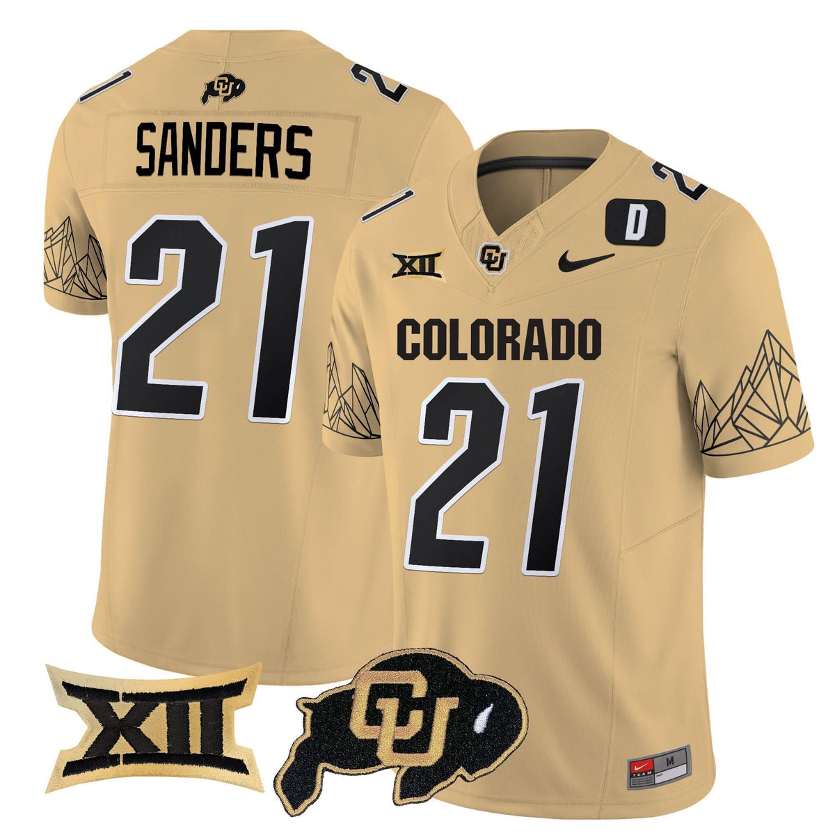 Colorado Buffaloes Vapor Limited Jersey V3 - Big 12 XII Patch