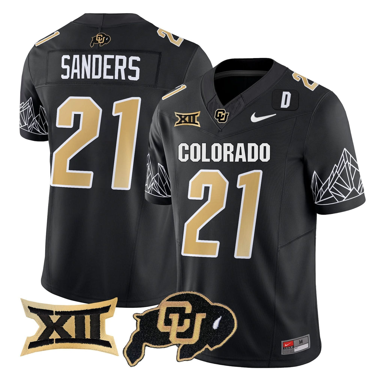 Colorado Buffaloes Vapor Limited Jersey V3 - Big 12 XII Patch
