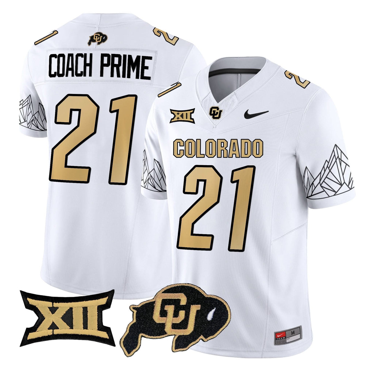 Colorado Buffaloes Vapor Limited Jersey V3 - Big 12 XII Patch