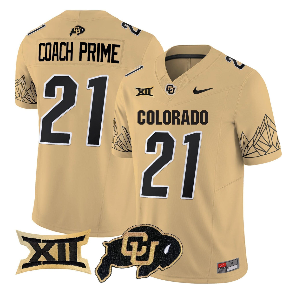 Colorado Buffaloes Vapor Limited Jersey V3 - Big 12 XII Patch