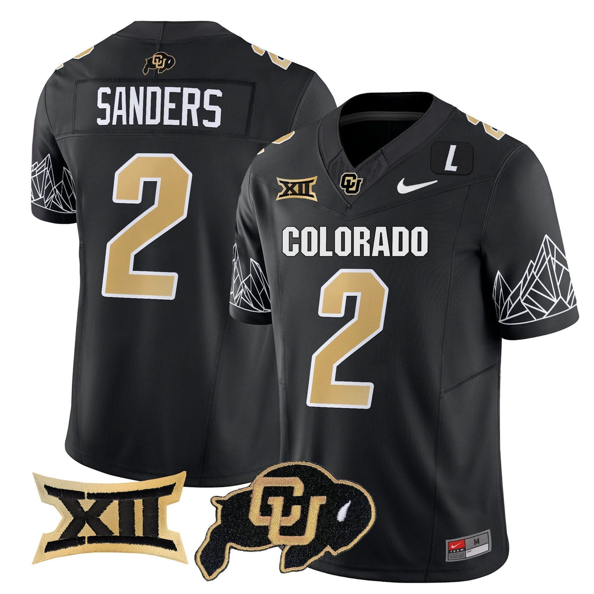 Colorado Buffaloes Vapor Limited Jersey V3 - Big 12 XII Patch