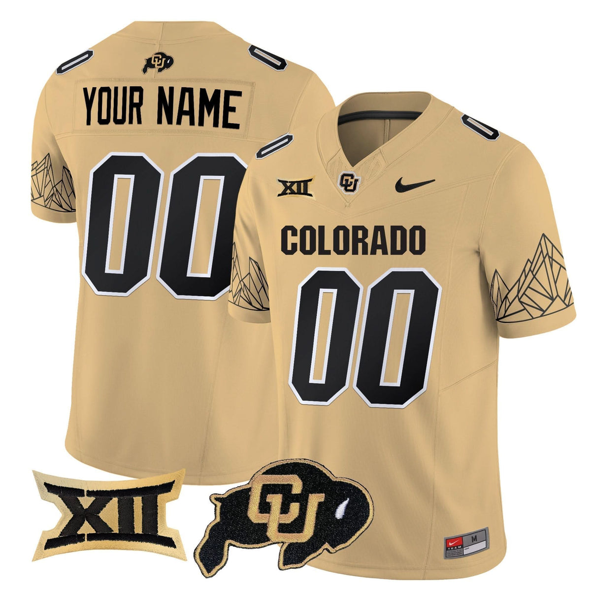 Colorado Buffaloes Vapor Limited Custom Jersey V3 - Big 12 XII Patch