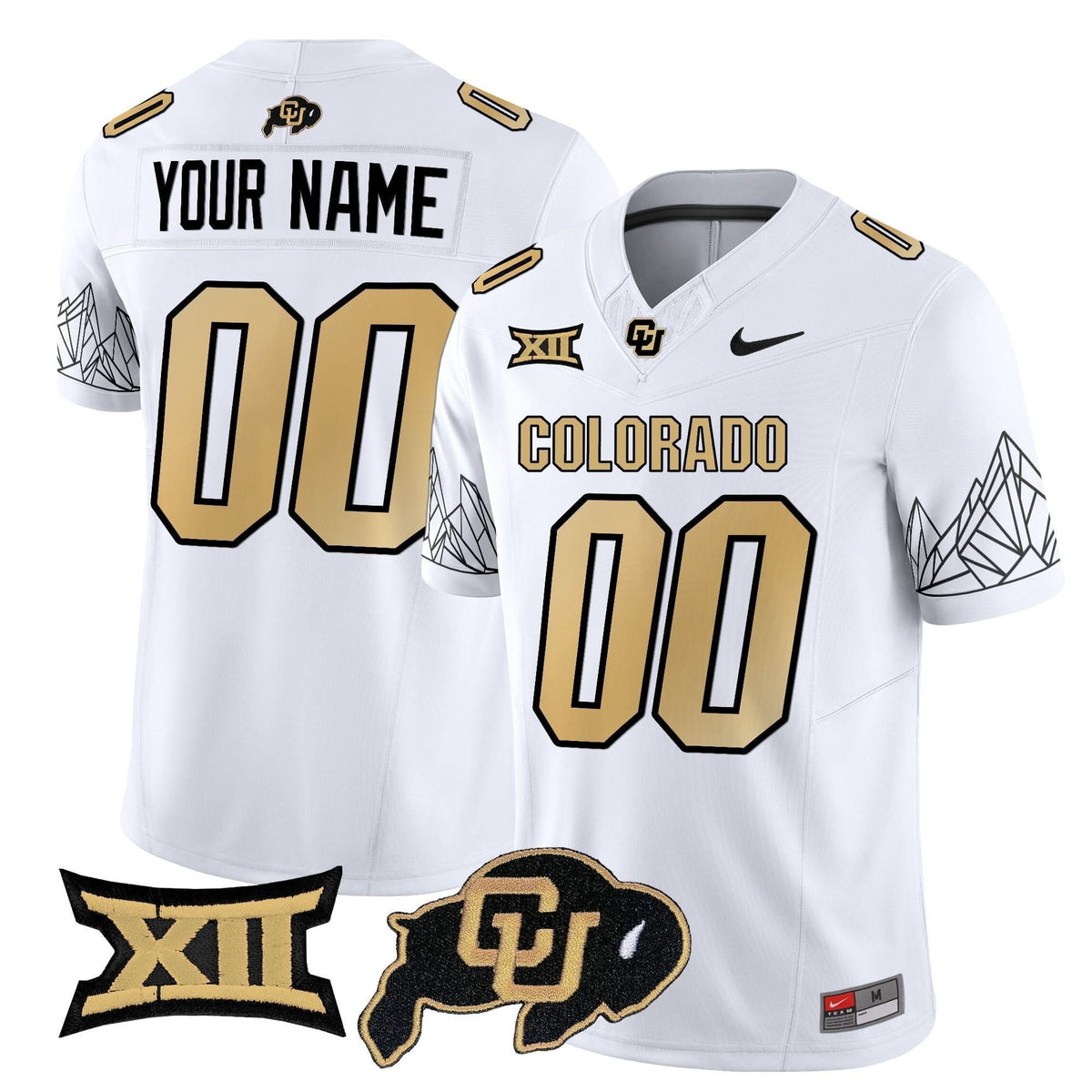 Colorado Buffaloes Vapor Limited Custom Jersey V3 - Big 12 XII Patch