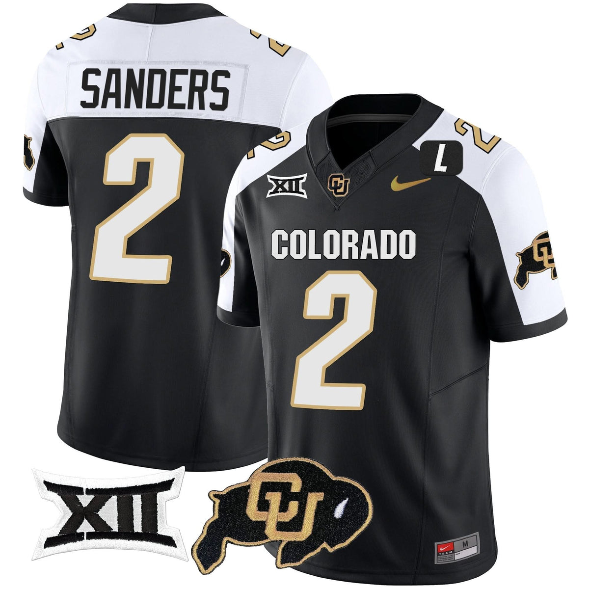 Colorado Buffaloes Vapor Limited Jersey V2 - Big 12 XII Patch