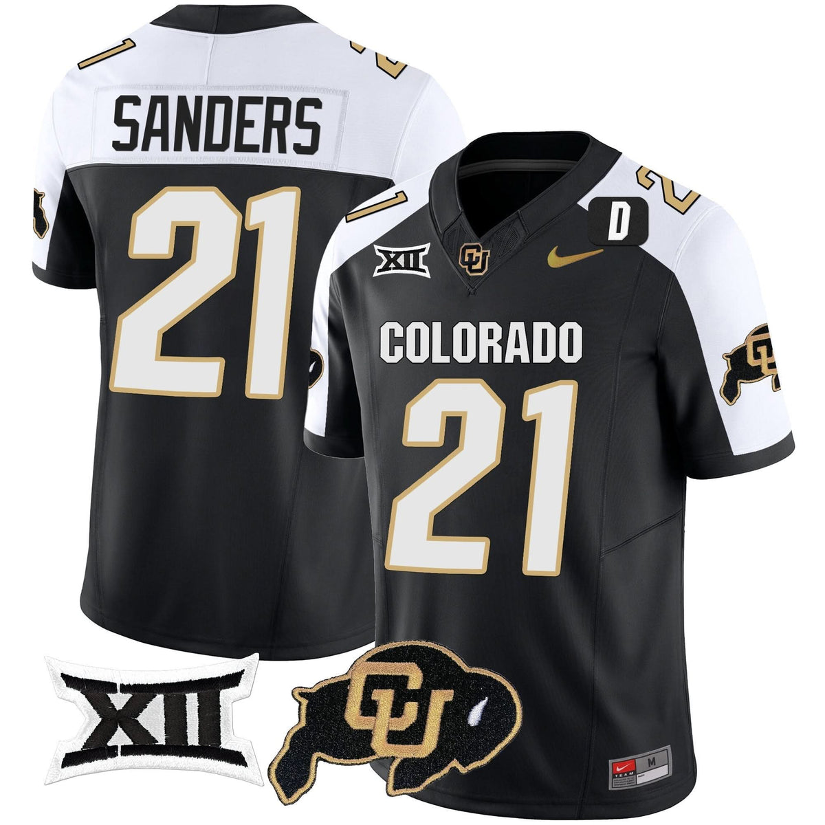Colorado Buffaloes Vapor Limited Jersey V2 - Big 12 XII Patch