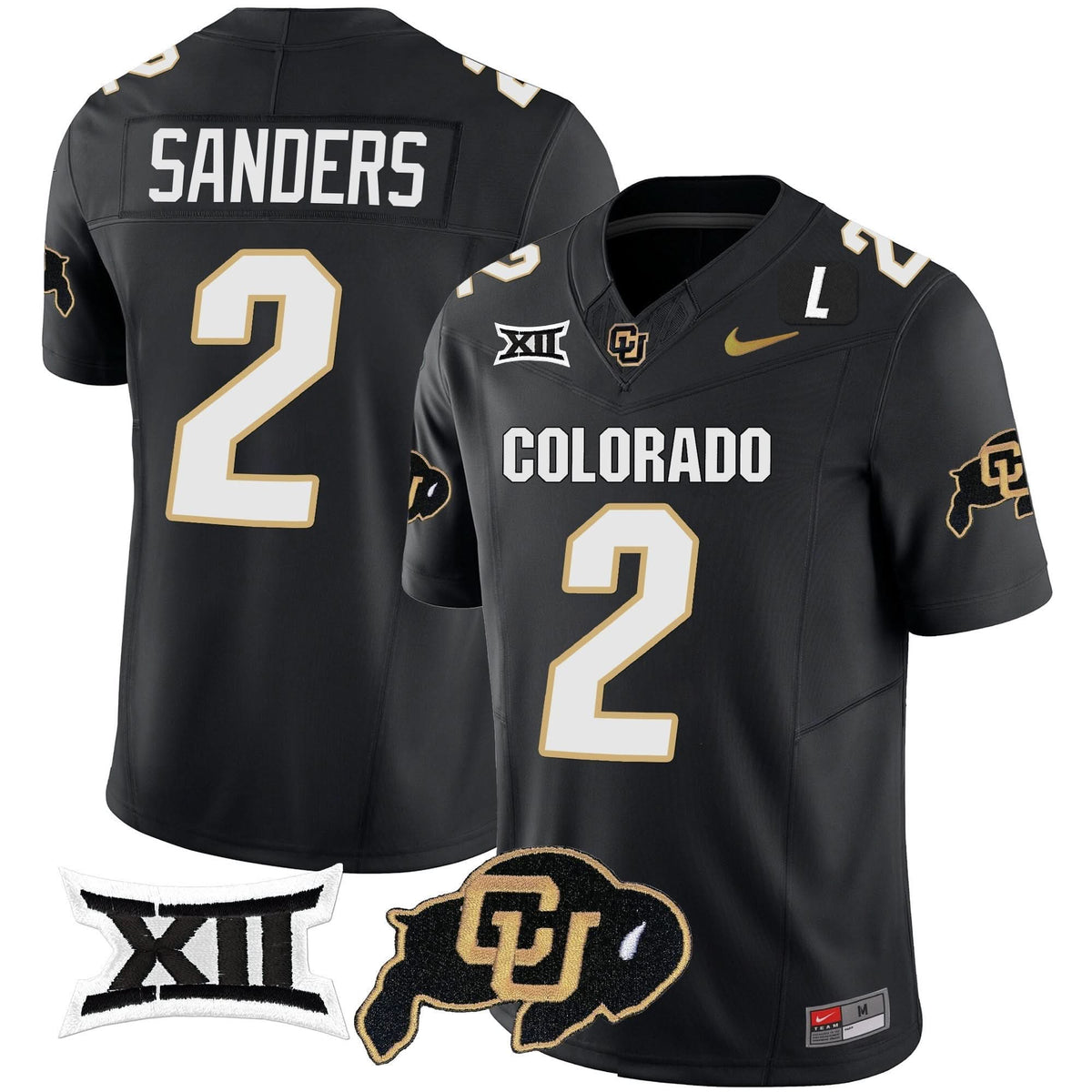 Colorado Buffaloes Vapor Limited Jersey V2 - Big 12 XII Patch