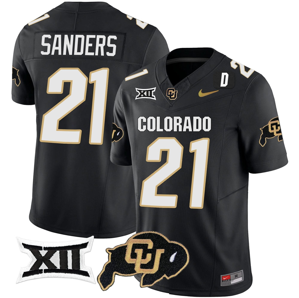 Colorado Buffaloes Vapor Limited Jersey V2 - Big 12 XII Patch