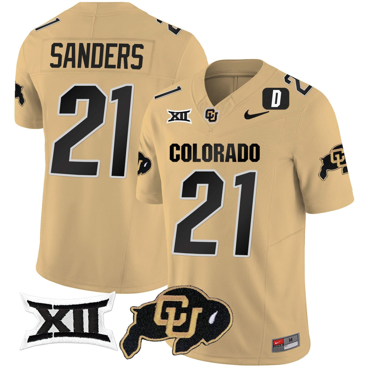 Colorado Buffaloes Vapor Limited Jersey V2 - Big 12 XII Patch