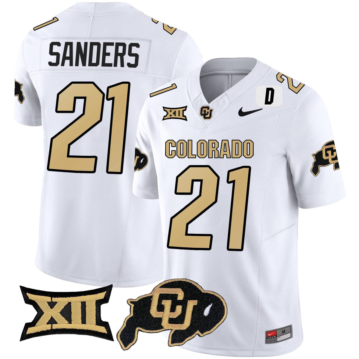 Colorado Buffaloes Vapor Limited Jersey V2 - Big 12 XII Patch