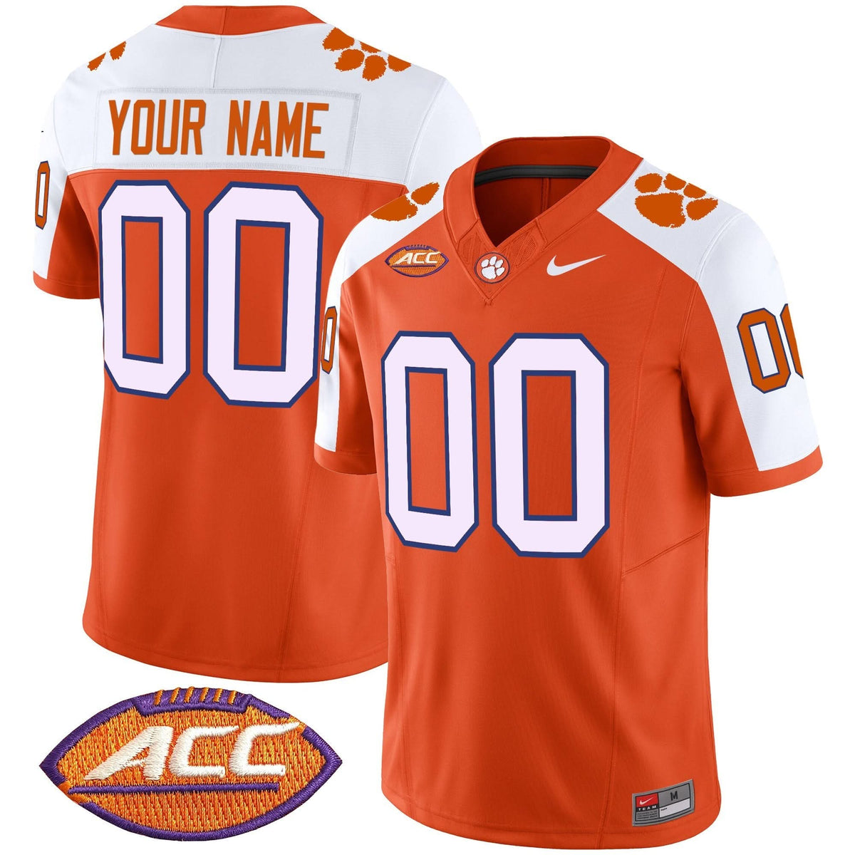 Clemson Tigers Vapor Limited Custom Jersey V2