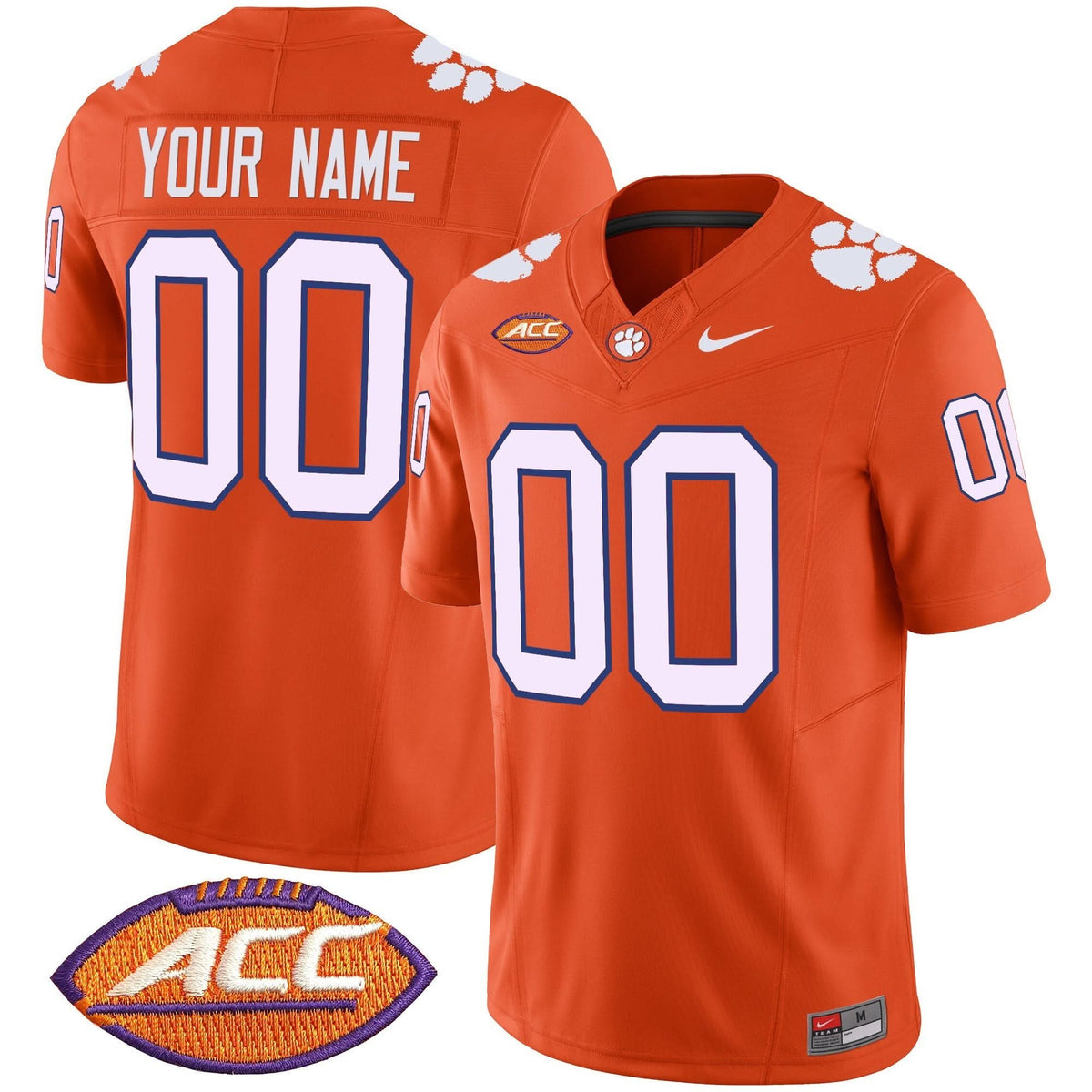 Clemson Tigers Vapor Limited Custom Jersey V2
