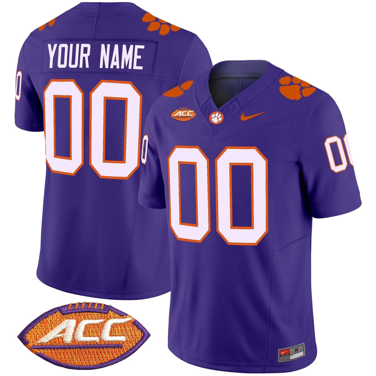 Clemson Tigers Vapor Limited Custom Jersey V2