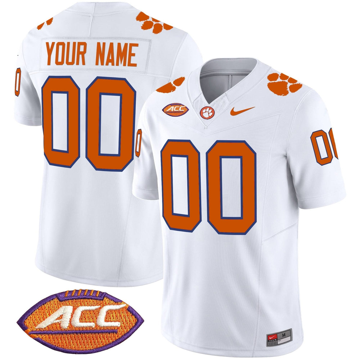 Clemson Tigers Vapor Limited Custom Jersey V2