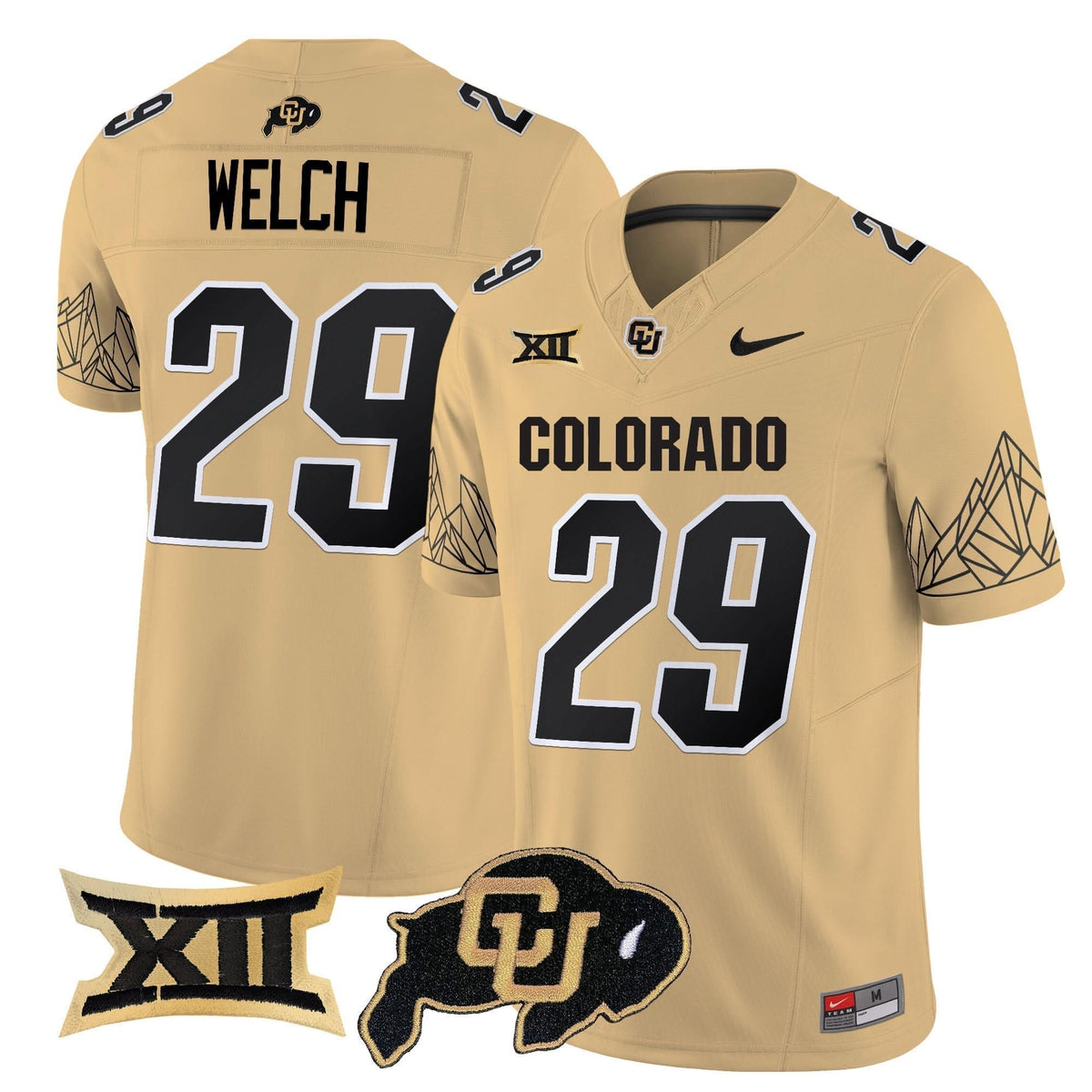 Colorado Buffaloes Vapor Limited Jersey V3 - Big 12 XII Patch