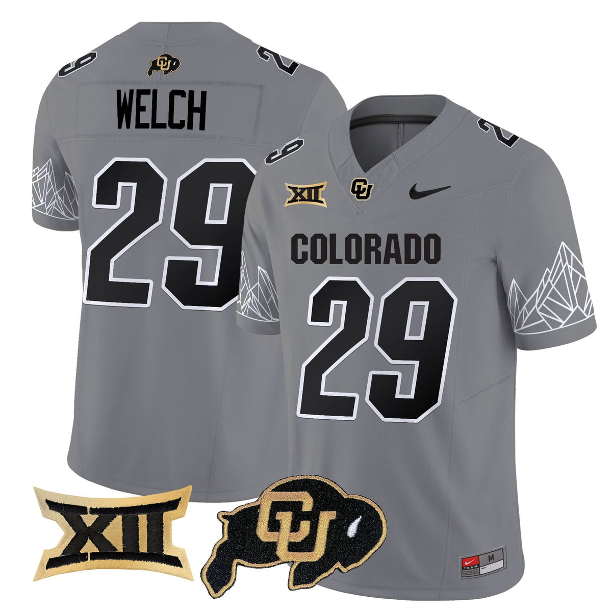 Colorado Buffaloes Vapor Limited Jersey V3 - Big 12 XII Patch