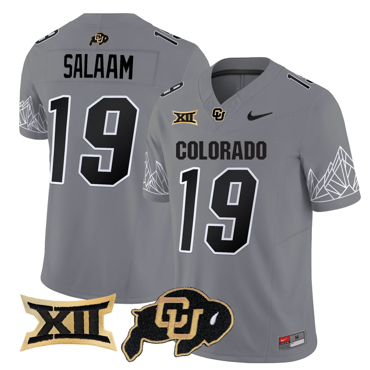 Colorado Buffaloes Vapor Limited Jersey V3 - Big 12 XII Patch